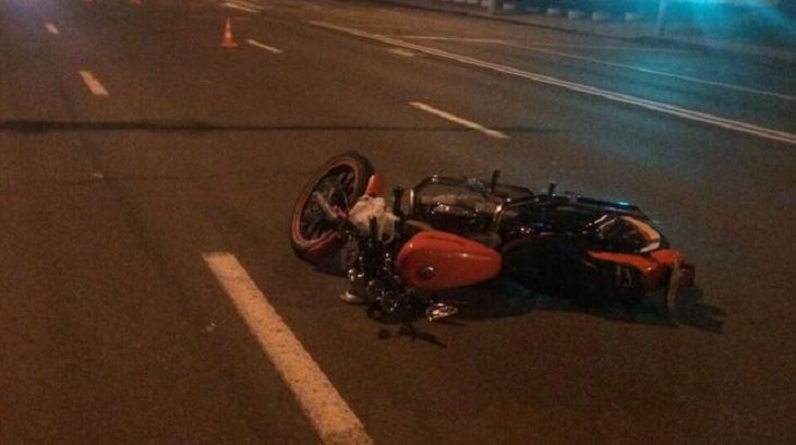 ДТП на Немиге. Мотоцикл сбил пешехода