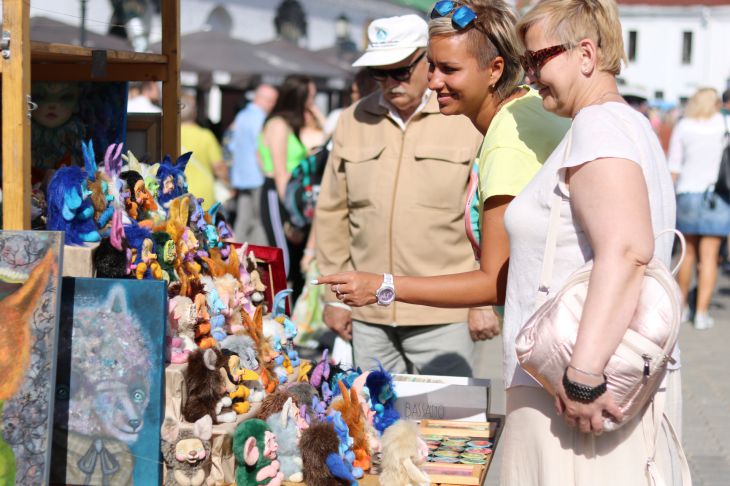 Капизняк, сало и рушники. Посмотрите, как проходит День украинской культуры в Минске