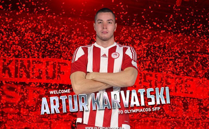 Белорус Артур Карвацкий перешел в греческий «Олимпиакос»