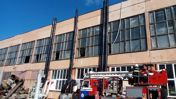 В Минске на заводе «Агат» произошел пожар