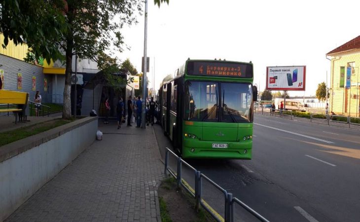 В Полоцке пенсионерка упала под колёса автобуса