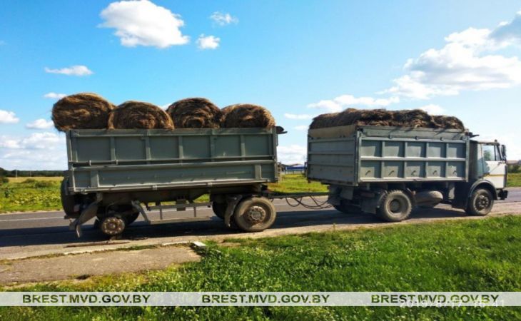 ДТП в Ляховичском районе: у грузовика на ходу отлетело колесо – встречному авто пришлось съехать в кювет