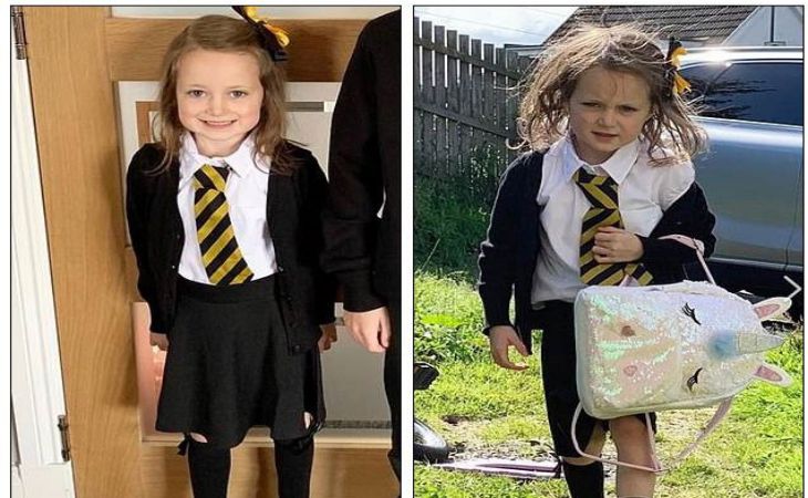 «До и после школы». Фото первоклассницы взорвало Сеть