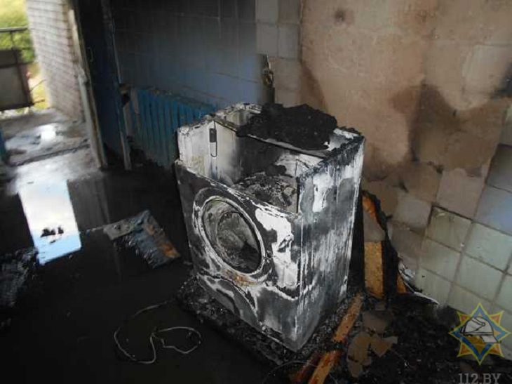 В Оршанском районе из-за стиральной машины эвакуировали общежитие