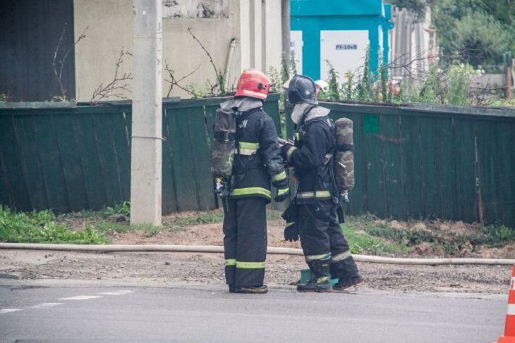 Под Гродно у дачника «Пассат» сгорел: вызывали МЧС 