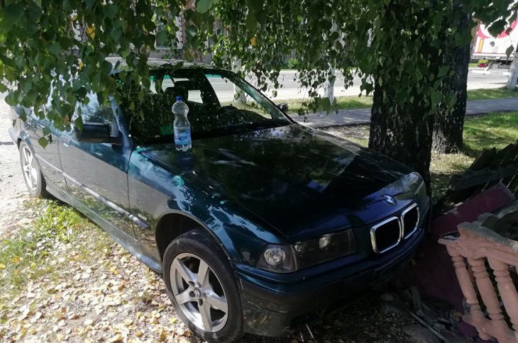 Под Докшицами пьяный угонщик заехал к девушке. Покатал ее и разбил БМВ друга Под Докшицами пьяный угонщик заехал к девушке. Покатал ее и разбил БМВ друга