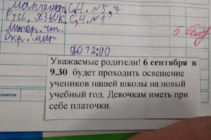 Школьников «осветили» перед новым учебным годом