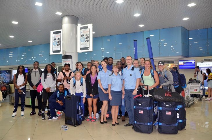 В Минск прибыла сборная США