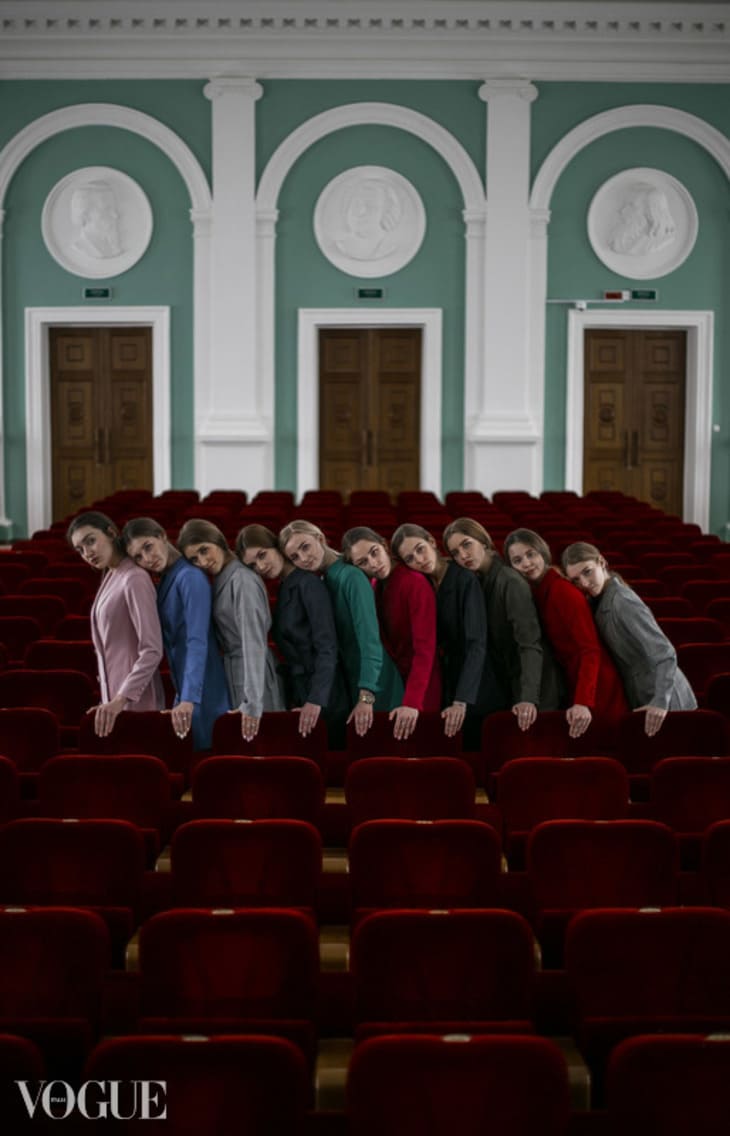 Снимок студентки из Минска в итальянской версии журнала Vogue