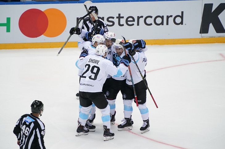 Минское Динамо одержало первую победу в чемпионате КХЛ