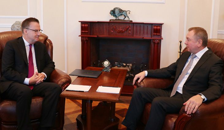 Макей встретился с новым главой представительства ЕС в Беларуси Макей встретился с новым главой представительства ЕС в Беларуси