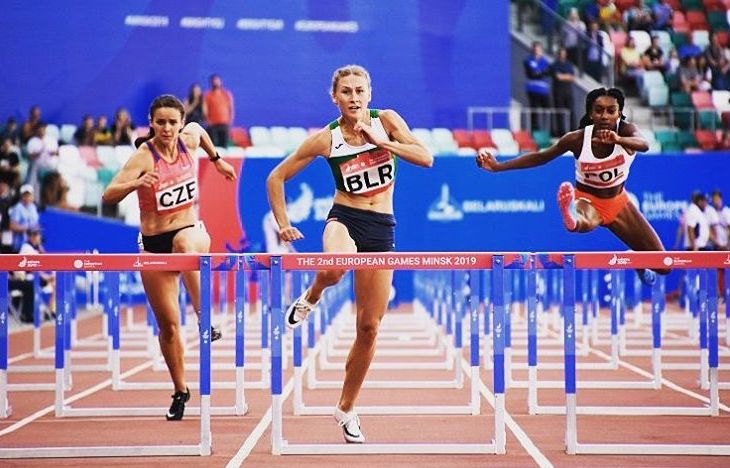 Белоруска Эльвира Герман стала третьей в барьерном беге на 100 м в матче Европа — США