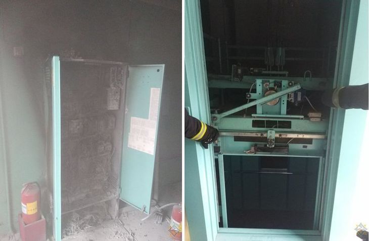 Пострадавшие во время задымления в лифте в Минске выписаны из больниц