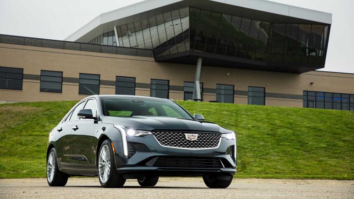 Седан Cadillac CT4: представлены стандартные версии