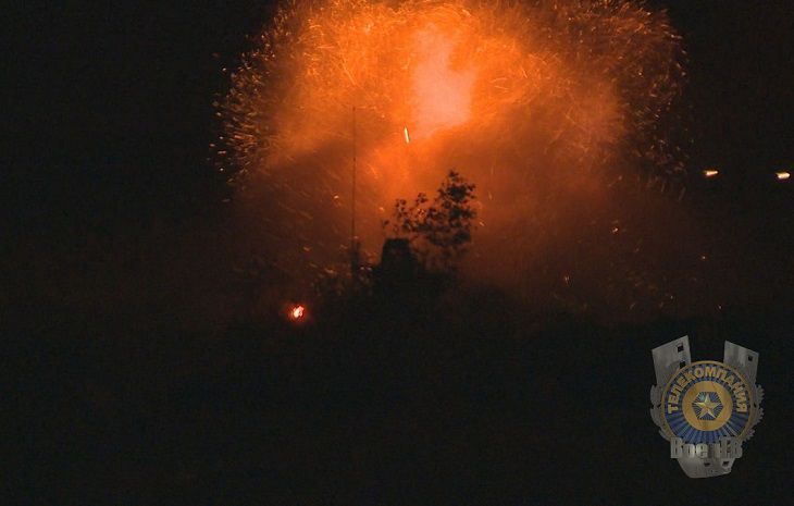 Белорусские и российские военные провели ночной бой