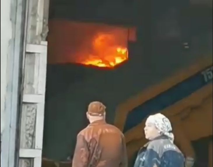 Произошел пожар на вагоностроительном заводе в Могилеве: горели стройматериалы