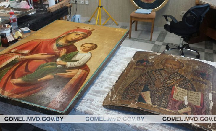 Под Добрушем задержали серийного вора, выносившего иконы из церквей