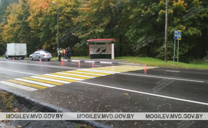 В Могилеве грузовик на переходе сбил 7-летнего ребенка