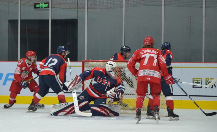 Юношеская сборная Беларуси по хоккею победила команду США на турнире в Пекине