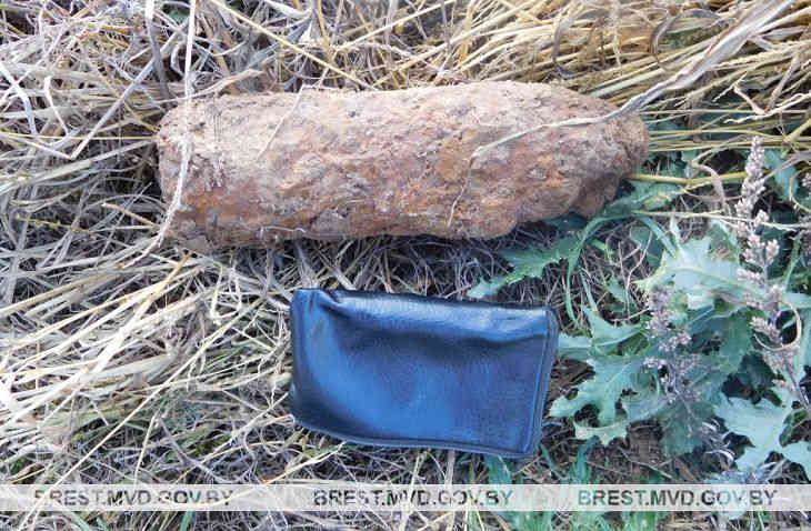 Арсенал боеприпасов обнаружен во время полевых работ в Барановичском районе