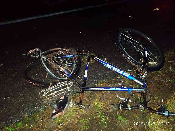 В Шумилинском районе фура насмерть сбила велосипедиста