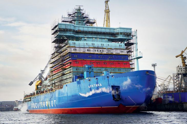 Состоялся запуск реакторной установки самого мощного ледокола в мире