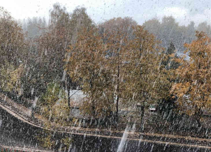 В Витебской области тоже выпал первый снег