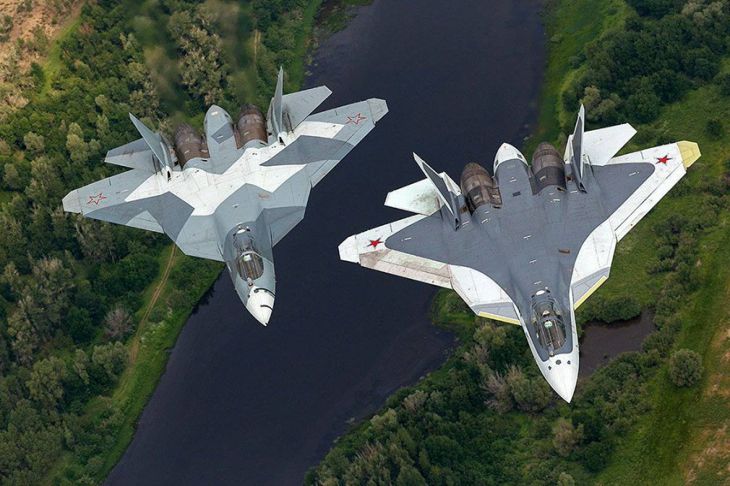 Истребитель СУ-57 получит цифровой камуфляж