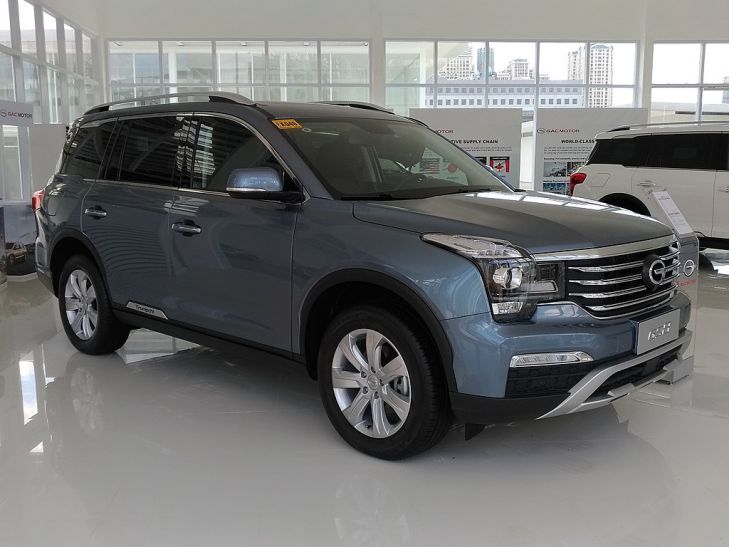 Китайцы показали обновлённый внедорожник GAC Trumpchi GS8