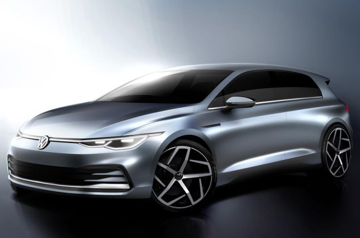 Появились первые официальные эскизы нового Volkswagen Golf Появились первые официальные эскизы нового Volkswagen Golf