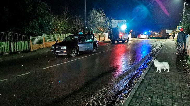В Ошмянах 18-летний водитель наехал на женщину-пешехода 