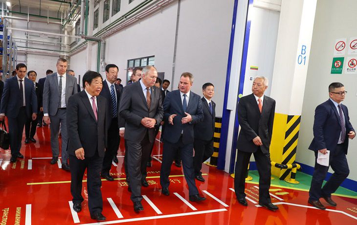 Новый белорусско-китайский завод «МАЗ-Вейчай» открылся в «Великом камне»
