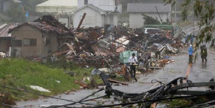 Уже 37. Новые данные о погибших в Японии от удара тайфуна 