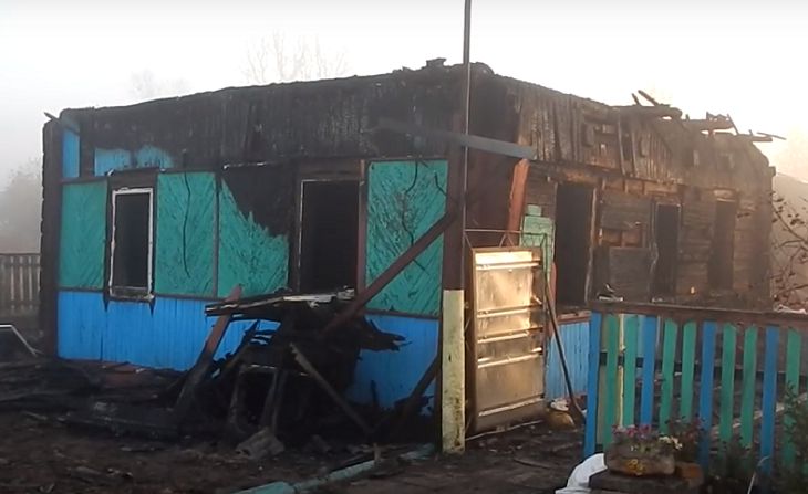 Пожар в Октябрьском районе унес жизни двух человек