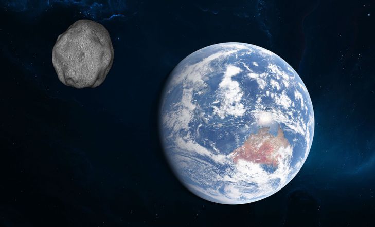 К Земле летит астероид диаметром в километр