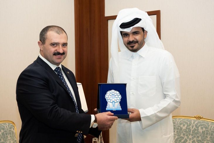 Виктор Лукашенко провел встречу с президентом Олимпийского комитета Катара