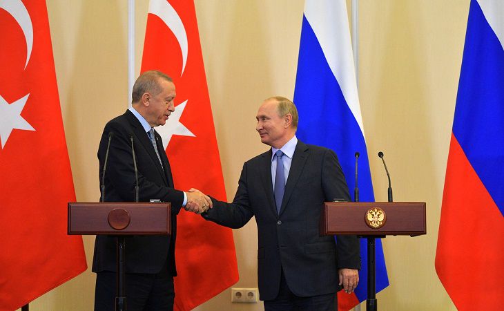 Путин договорился с Эрдоганом о прекращении военной операции в Сирии