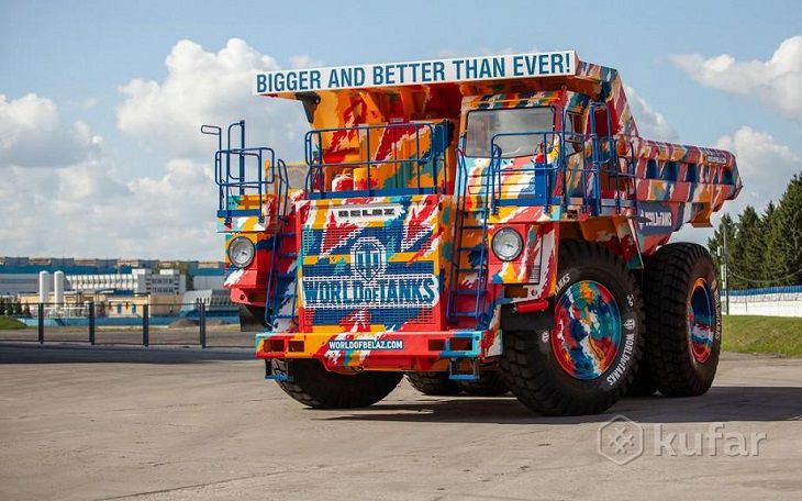 В интернете продают эксклюзивный БелАЗ. Посмотрите, сколько за него просят