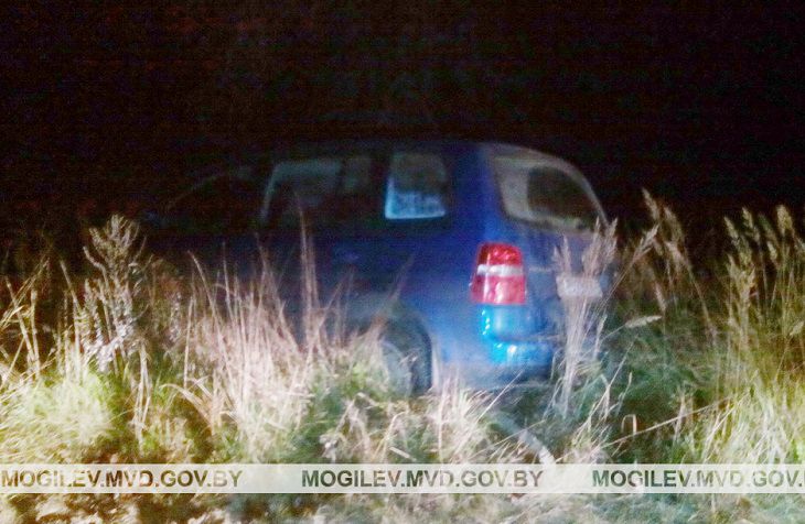 В Кличевском районе пьяный бесправник угнал машину, проехал 1,5 км и вылетел в кювет