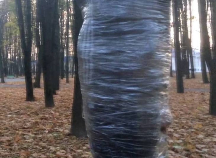 В Гродненском районе пенсионера привязали скотчем к дереву: это была прихоть бывшей жены 
