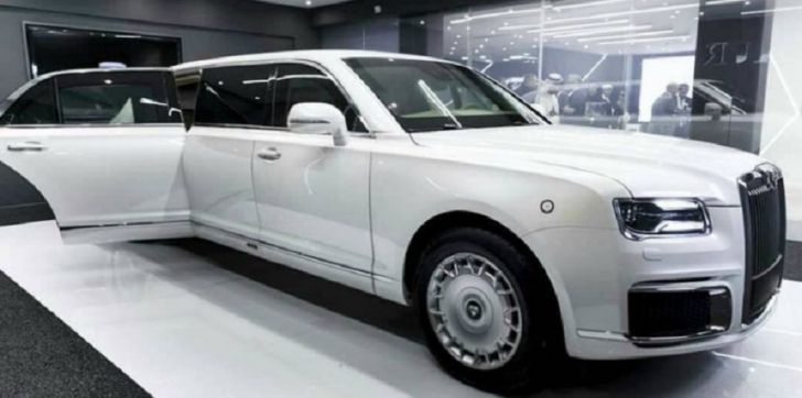 Aurus показал «гражданскую» версию покрытого бронью лимузина 