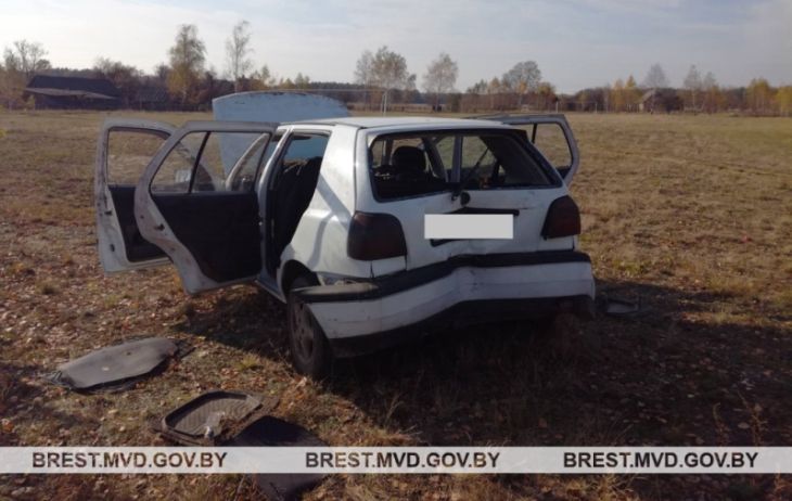 Совместная пьянка двух жителей Пинщины закончилась угоном и ДТП