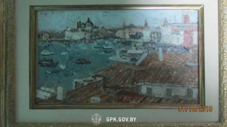 На белорусской границе задержали картины известного художника