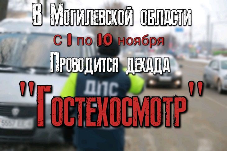 10 дней в Могилевской области ГАИ будет усиленно проверять техосмотр 10 дней в Могилевской области ГАИ будет усиленно проверять техосмотр