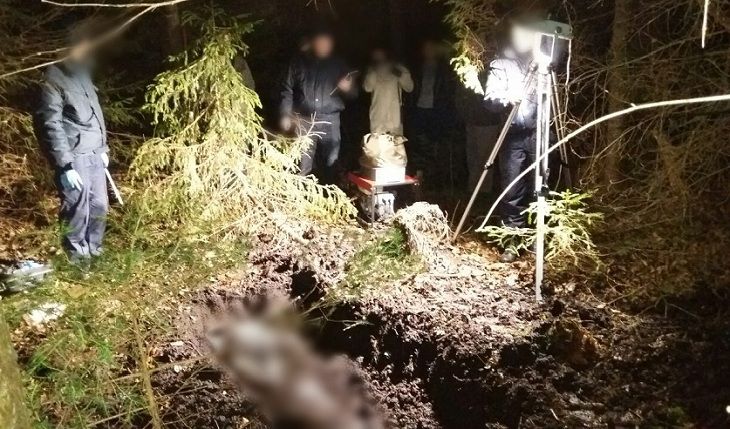 В Докшицком районе сын убил отца, а труп закопал в лесу