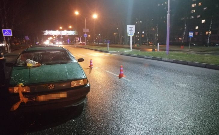 В Полоцком районе под колёсами легковушки погиб пешеход