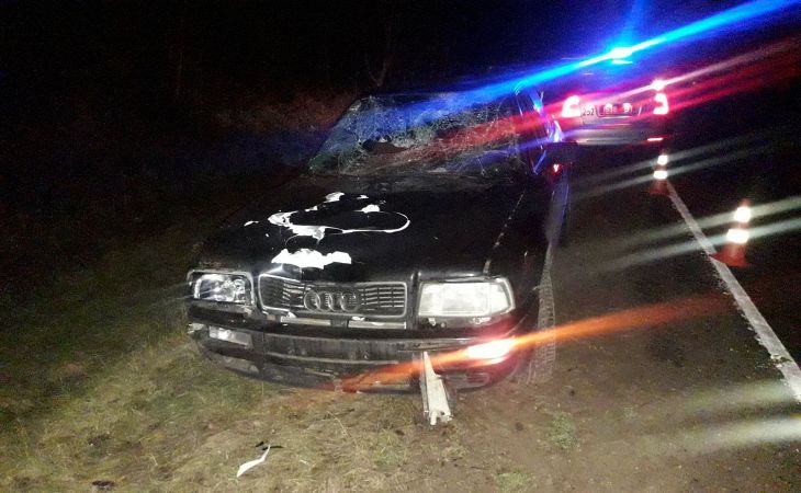 В Полоцком районе под колёсами легковушки погиб пешеход