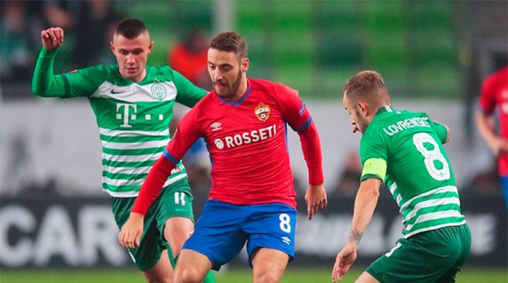 Футбол. Вот так ЦСКА белоруса Гончаренко сыграл в ЛЕ 