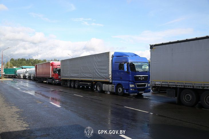 ГПК Беларуси предупреждает: движение транспорта на границе с Литвой может быть затруднено