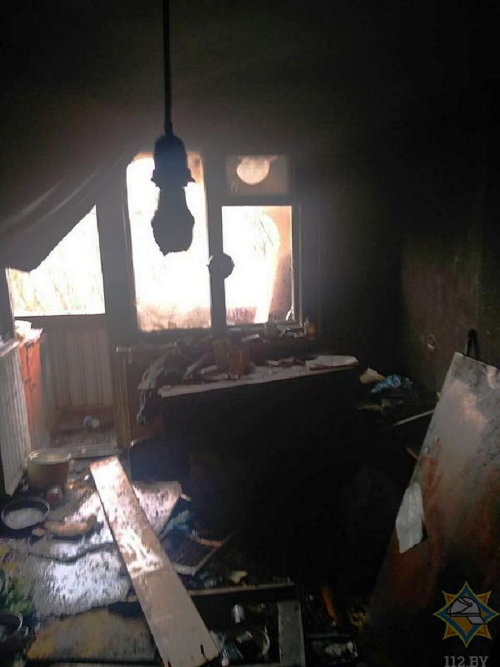 В Минске на пожаре в квартире спасен мужчина‍